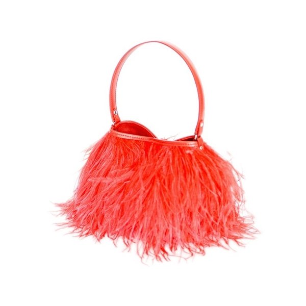 Rarity Handbag,Federhandtasche,Yumi Feather red